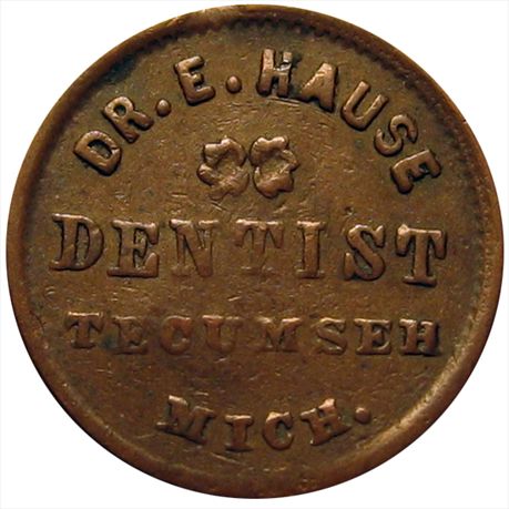 MI920B-2a     R6       FINE+ Dr. E. Hause Dentist, Tecumseh Michigan