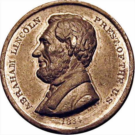 Abraham Lincoln White Metal 28mm EF+ AL 1864-19