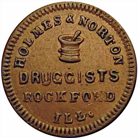 IL755B-1a R4  EF Holmes & Norton Druggists, Rockford Illinois