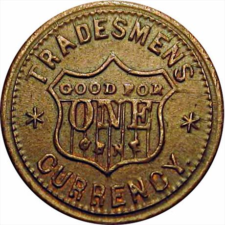 202/434 a R1  MS63 Tradesmen's Currency