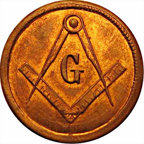 252/432 a R7  MS64 Masonic No Compromise With Traitors