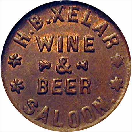 KY640C-3a R1 NGC MS64 Xelar Wine & Beer  Saloon Newport Kentucky