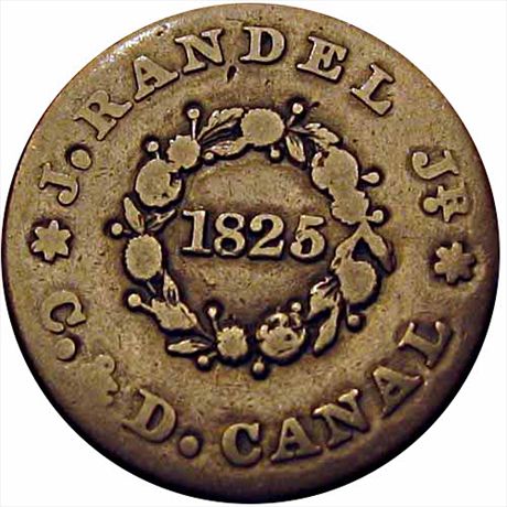 MILLER DE 1   FINE+ Randel Jr. Chesapeake and Delaware Canal 1825 Rulau-E Del 1