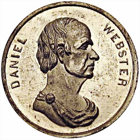 MILLER AL 19A   MS62 Mobile Jockey Club unlisted mule Daniel Webster 1853