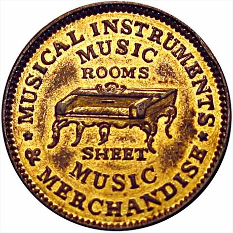 MILLER NY 1022   MS62 Frederick Starr Sheet Music, Rochester New York 1851