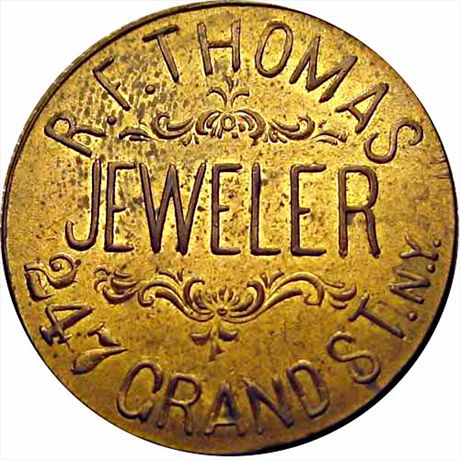 MILLER NY  898   MS62 Thomas Manufacturing Jeweler New York
