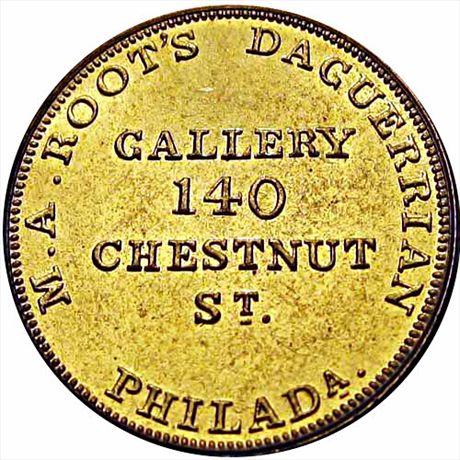 MILLER PA 433   MS64 Roots Daguerrian Gallery Philadelphia Pennsylvania