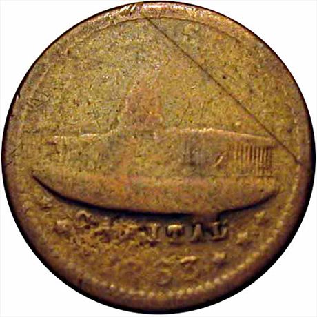 65  -  234/431 a  R6  VG/F  Patriotic Civil War token