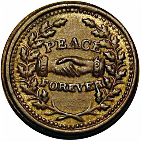 13  -   22/418 a  R3  EF  Patriotic Civil War token