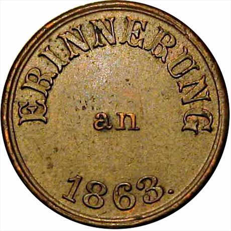 72  -  243/380 a  R5  EF+  Patriotic Civil War token