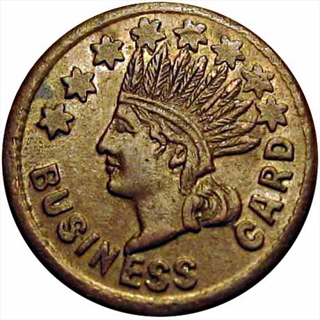 131  -  IL150AX-1a  R3  EF+ Chicago Illinois Civil War token
