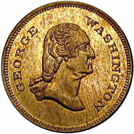 33  -  115/115A d  R9  MS63  Patriotic Civil War token