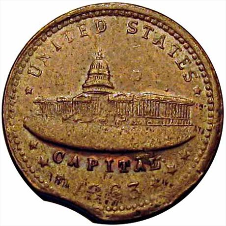 83  -  234/431 a  R6  EF+  Patriotic Civil War token