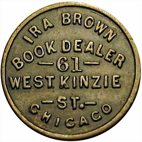 120  -  IL150 G-1a  R5  VF+ Chicago Illinois Civil War token