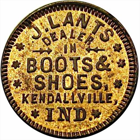 165  -  IN500M-1a  R5  MS64 Kendallville Indiana Civil War token
