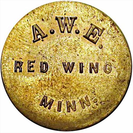 300  -  MN680A-2d  R8  MS63 Red Wing Minnesota Civil War token