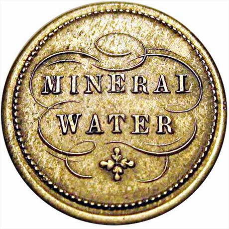 679  -  MILLER MD  83    AU Mineral Water Baltimore Maryland Merchant Token