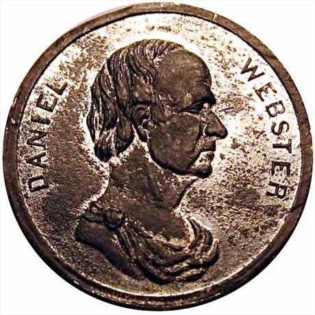 731  -  MILLER NY  312    AU Coin Dealer New York Merchant Token