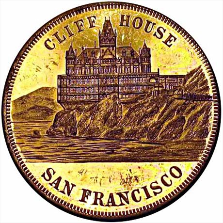946  -  HK-343a  R6  MS64 1906 San Francisco Earthquake So-Called Dollar