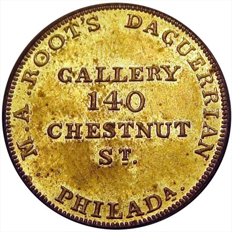 851  -  MILLER PA 433    MS63 Daguerrian Gallery Pennsylvania Merchant token