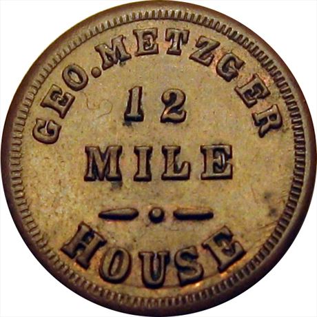 435  -  OH790A-1a  R7  AU Sharonville Ohio Civil War token