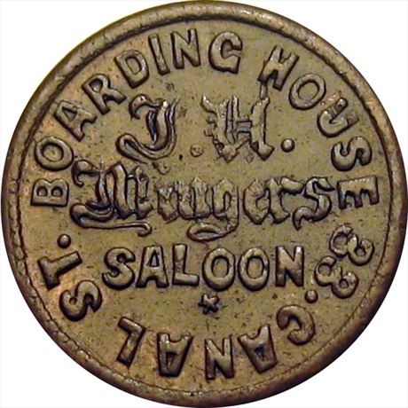 163  -  IL150AO-1a  R5  EF Chicago Illinois Civil War token