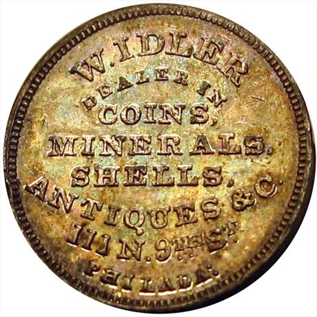 794  -  MILLER PA 230H    MS60 Coin Dealer Pennsylvania Merchant token