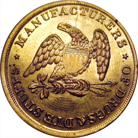 744  -  MILLER PA  59    MS63 Philadelphia Pennsylvania Merchant token