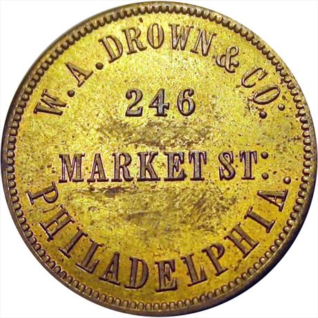 756  -  MILLER PA 130    MS60 Philadelphia Pennsylvania Merchant token