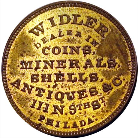 793  -  MILLER PA 230F    MS62 Coin Dealer Pennsylvania Merchant token