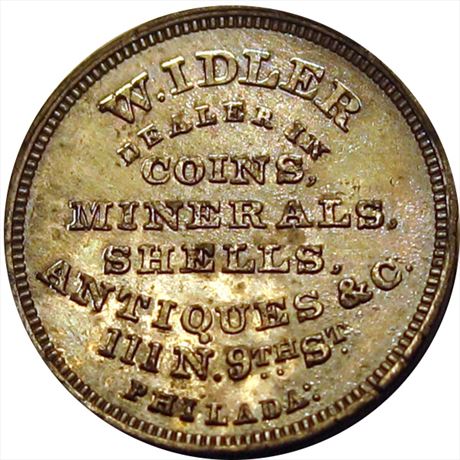 795  -  MILLER PA 230I    MS60 Coin Dealer Pennsylvania Merchant token