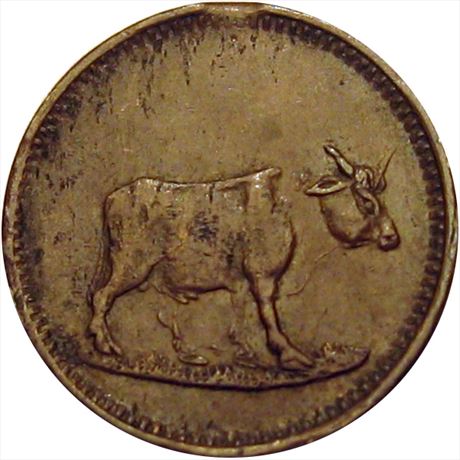 431  -  OH730C-1a  R6  VF Piqua Ohio Civil War token