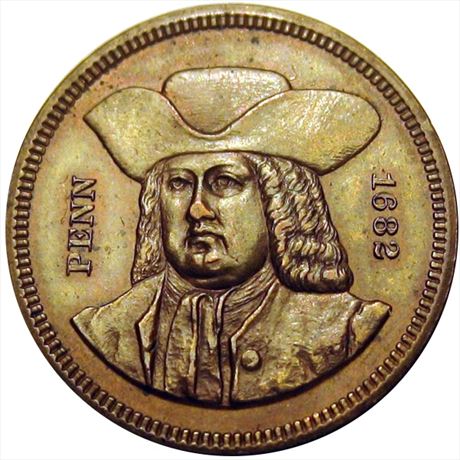885  -  RULAU Pa Ph 393    AU+ Philadelphia Pennsylvania Merchant token
