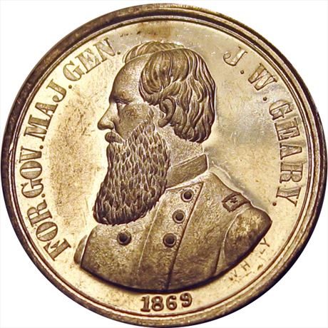 766  -  MILLER PA 145 1/2    MS63 Philadelphia Pennsylvania Merchant token