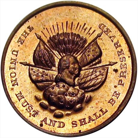 808  -  MILLER PA 271B    MS62 Die Sinker Pennsylvania Merchant token