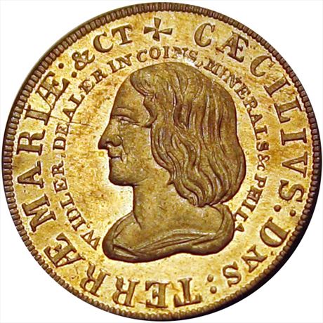 785  -  MILLER PA 226    MS63 Coin Dealer Pennsylvania Merchant token