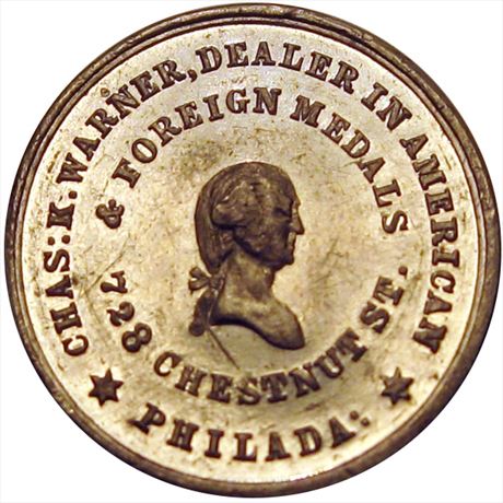 873  -  MILLER PA 568    MS60 Philadelphia Pennsylvania Merchant token