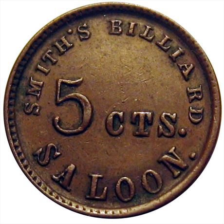 173  -  IL535B-1a  R9  EF Macomb Illinois Civil War token