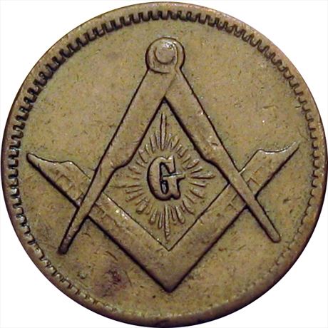 193  -  IN430A-2a  R8  VF Huntington Indiana Civil War token