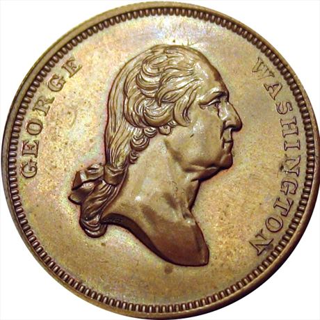 747  -  MILLER PA  89    AU+ Coin Dealer Pennsylvania Merchant token