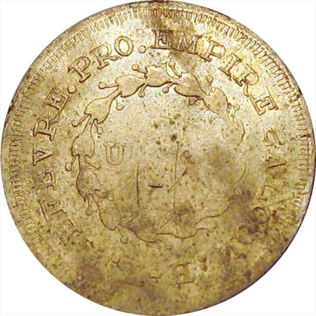 469  -  RI700F-2j  R9  AU Providence Rhode Island Civil War token
