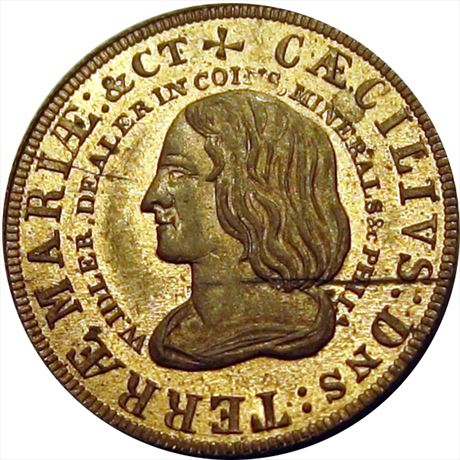 788  -  MILLER PA 228I    MS62 Coin Dealer Pennsylvania Merchant token