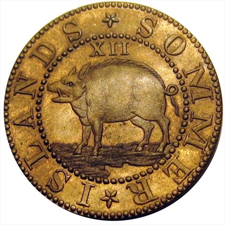 771  -  MILLER PA 154    MS62 Philadelphia Pennsylvania Merchant token