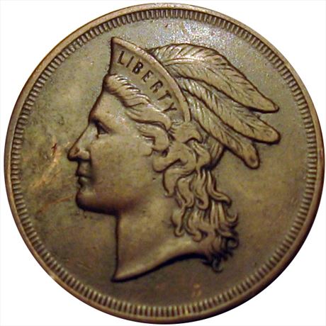 805  -  MILLER PA 264    VF Die Sinker Pennsylvania Merchant token