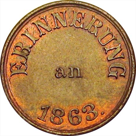 112  -  243/380 a  R5  MS64  Patriotic Civil War token