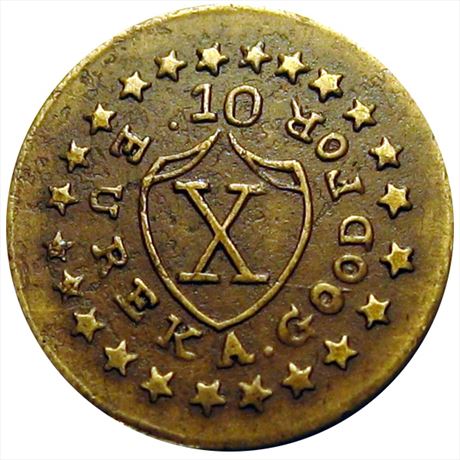 119  -  427/480A b  R9  VF+  Patriotic Civil War token