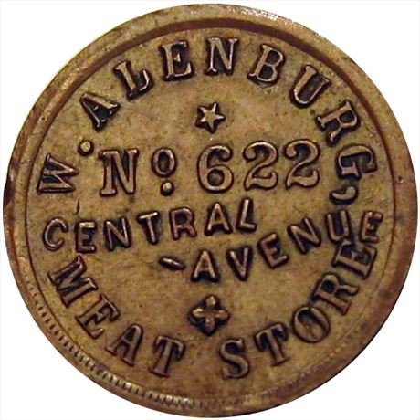 386  -  OH165 B-1a  R7  AU Cincinnati Ohio Civil War token
