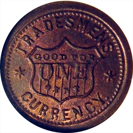 94  -  202/434 a  R1 NGC MS64  Patriotic Civil War token
