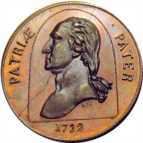 727  -  MILLER NY  972    MS63  New York Merchant token