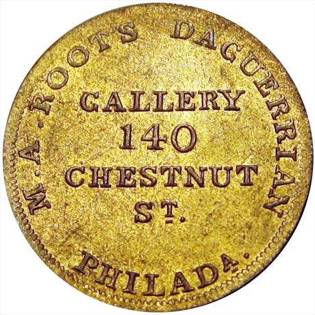 850  -  MILLER PA 431    MS63 Daguerrian Gallery Pennsylvania Merchant token